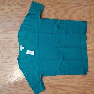 NWT Large SS Dressbarn Knit Top Kelly Green